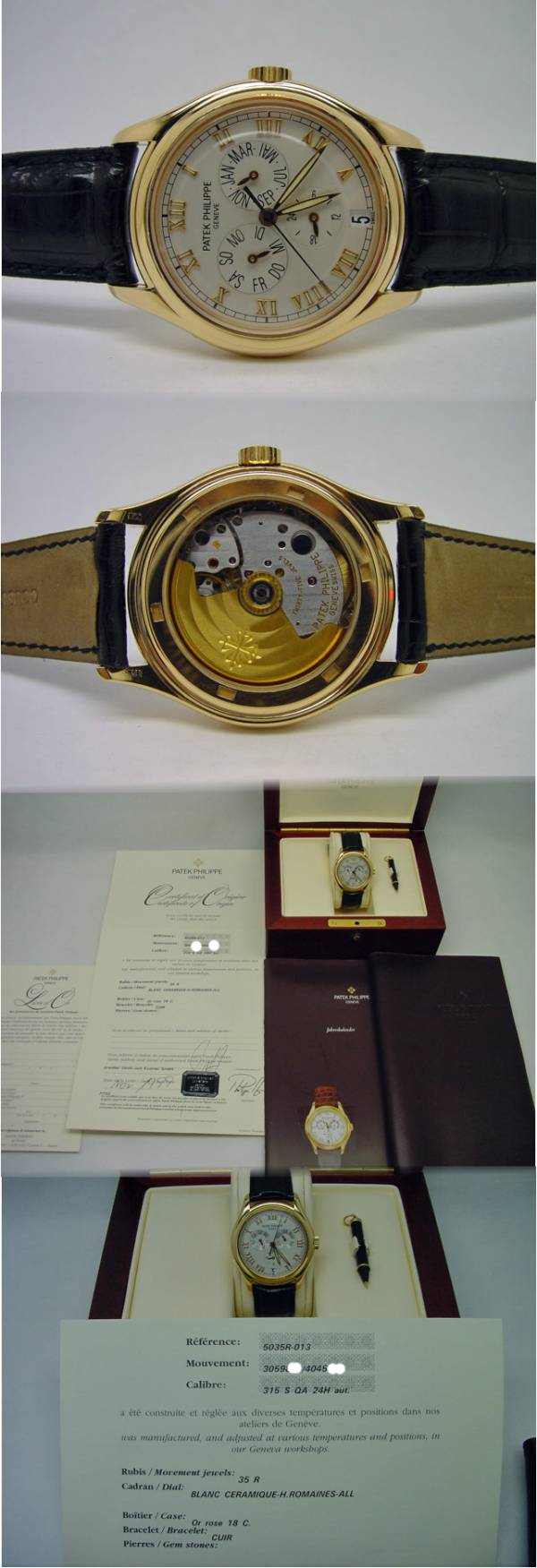 Patek Philippe Jahreskalender 5035R